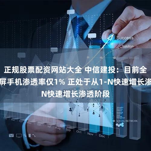 正规股票配资网站大全 中信建投：目前全球折叠屏手机渗透率仅1% 正处于从1-N快速增长渗透阶段