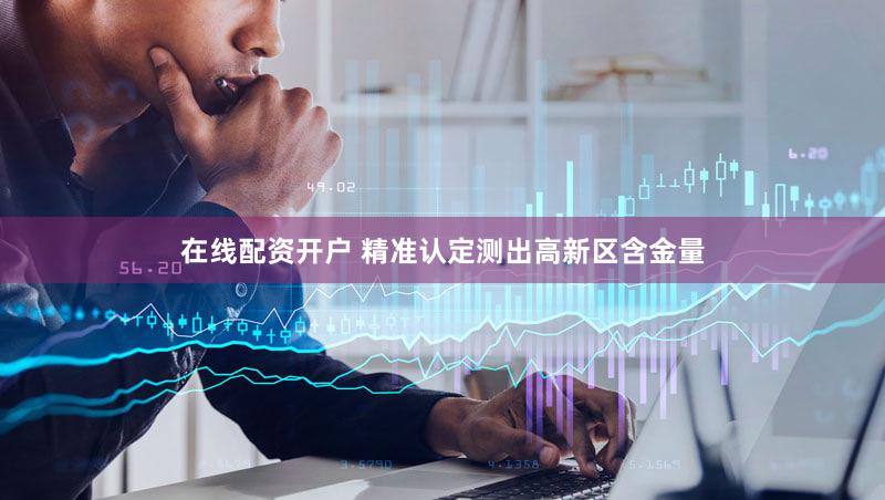 在线配资开户 精准认定测出高新区含金量